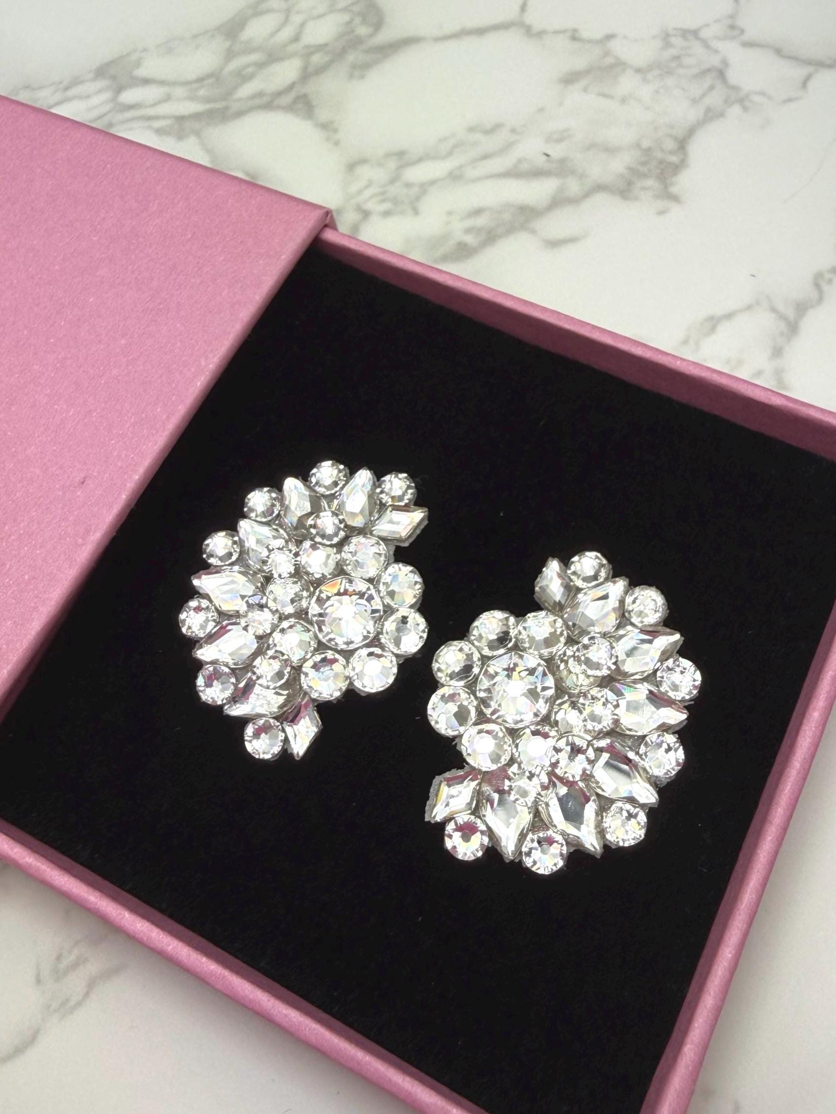 NYLA - Large statement stud earrings for ballroom and latin dancers
