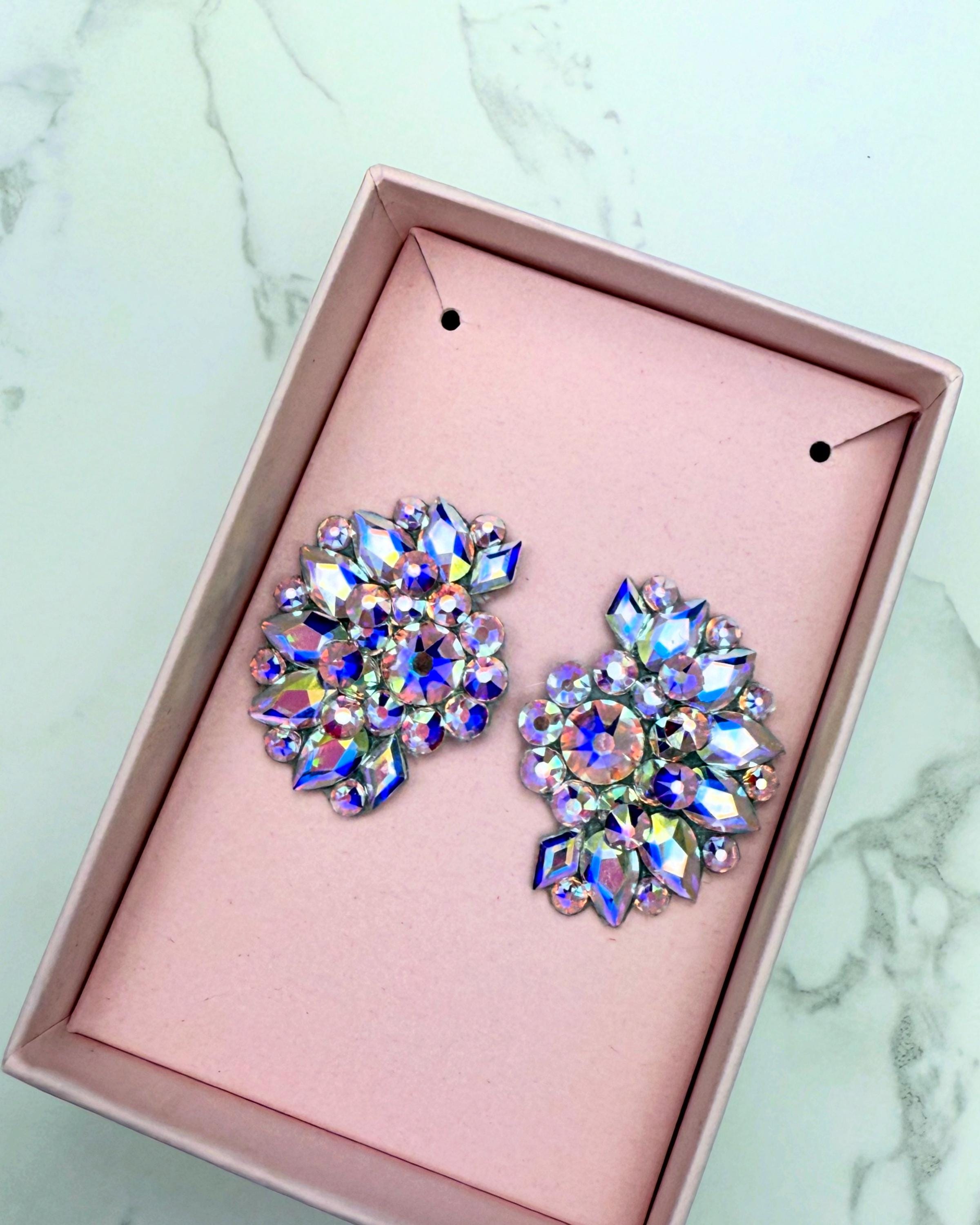NYLA - Large statement stud earrings for ballroom and latin dancers