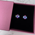 FUCHSIA - Baby Ballroom Crystal Stud Earrings