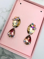 MARIGOLD - Champagne gold ballroom and latin dangly earrings